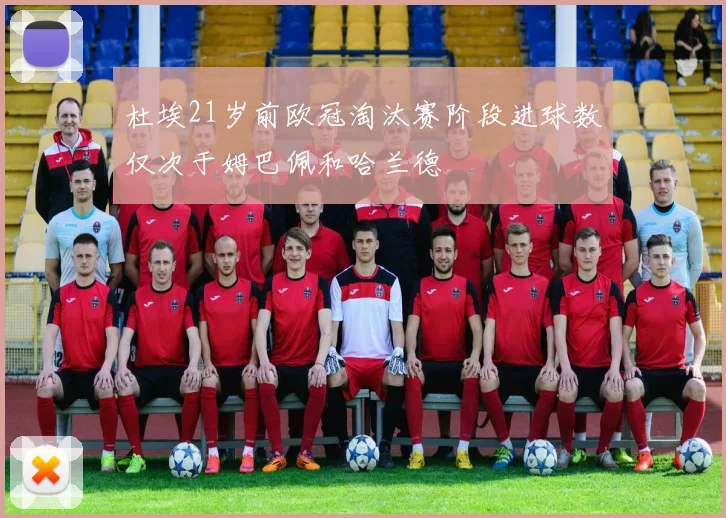 杜埃21岁前欧冠淘汰赛阶段进球数仅次于姆巴佩和哈兰德